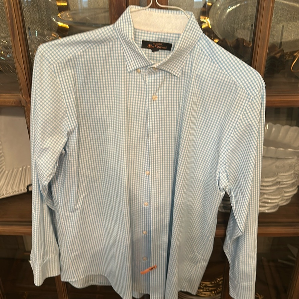 Blue white check Ben Sherman shirt